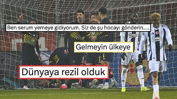 UEFA Avrupa Ligi'nin 5. haftasında temsilcimiz Beşiktaş, Maccabi Tel Aviv ile Macaristan'da karşı karşıya geldi. Bitiş düdüğüyle birlikte 3 puanı alan taraf İsrail ekibi oldu. Beşiktaş'ın Maccabi Tel Aviv'e 3-1 yenilmesi ise taraftarın sabrını taşırdı. Sosyal medyada isyan eden Beşiktaşlı taraftarlar, Teknik Direktör Giovanni van Bronckhorst başta olmak üzere yönetime ve futbolculara tepki gösterdi.