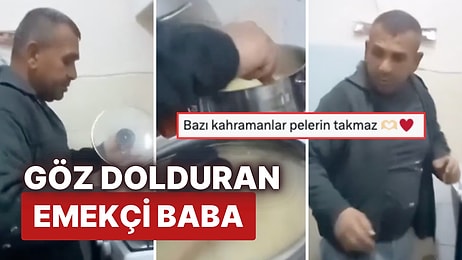 İşten Yorgun Argın Gelen Babanın, Çocuğuna Sevgiyle Yemek Hazırlaması Gözleri Doldurdu