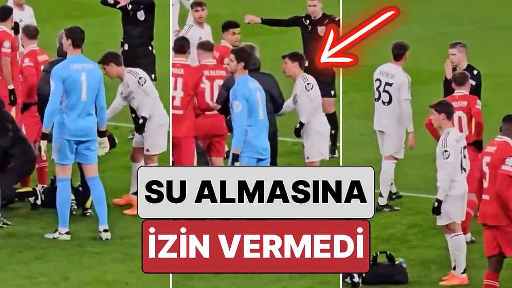 Liverpool'un Fizyoterapisti Su Almak İçin Çantasına Uzanan Arda Güler'e İzin Vermedi