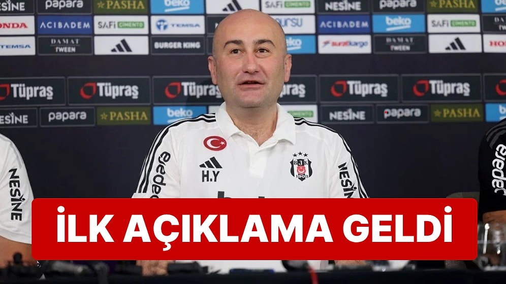 Beşiktaş'ta Yeni Başkan Hüseyin Yücel'den İlk Açıklama Geldi