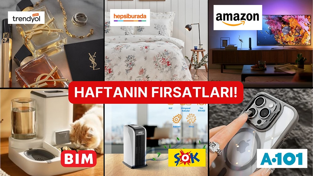 Haftanın Tüm İndirimleri Burada! Hepsiburada'dan Amazon'a Dikkat Çeken İndirimler ve Aktüel Katalogları