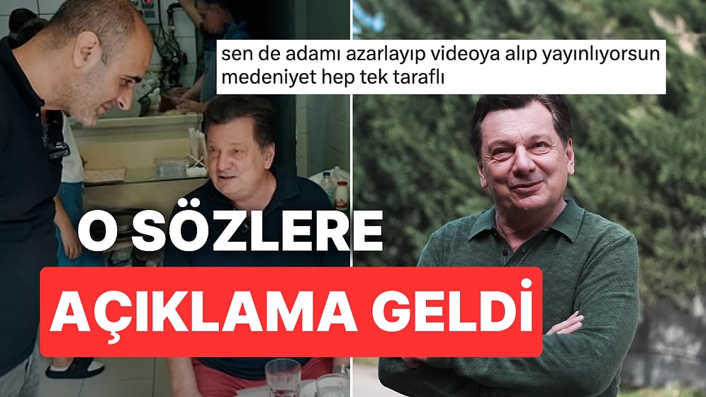 Vedat Milor "Ben Maymun Değilim" Çıkışı Sonrası Açıklama Yaptı, Sosyal Medyada Tartışma Büyüdü