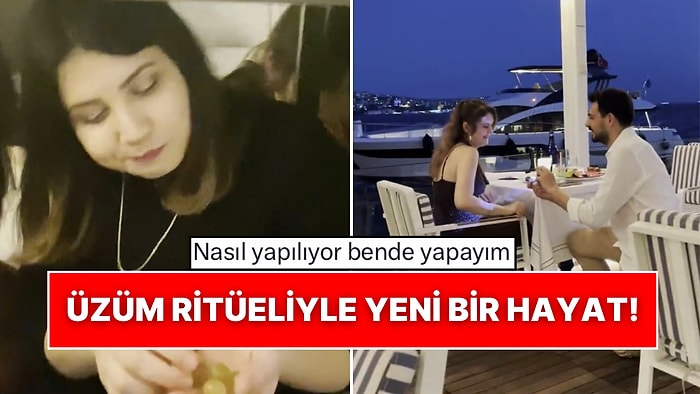 Yılbaşında Aşk İçin Üzüm Ritüeli Yapan Kadının Hayatının Aşkını Bulma Hızı Şoke Etti