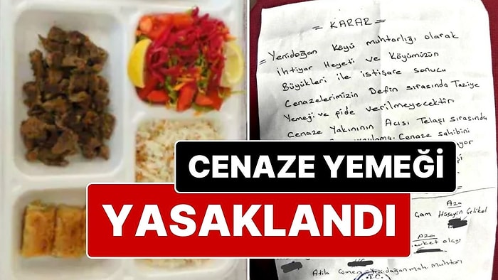 Eskişehir’in Bir Mahallesinde Cenazede Yemek İkramı Yasaklandı