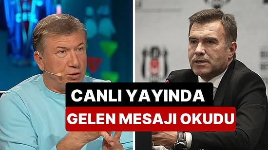 Tanju Çolak, Feyyaz Uçar'dan Gelen Sergen Yalçın Mesajını Canlı Yayında Okudu