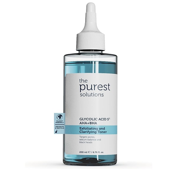 7. The Purest Solutions Canlandırıcı ve Gözenek Sıkılaştırıcı Glikolik Asit Tonik - 200 ml