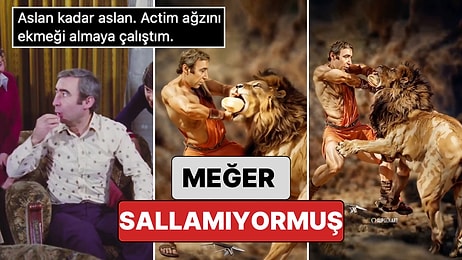 Meğer Sallamıyormuş: Neşeli Günler Filminde Ziya'nın Meşhur Aslan Avı Sahnesi Yapay Zeka ile Canlandırıldı