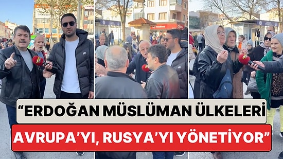 "Erdoğan Köy Yönetmiyor, Müslüman Ülkeleri, Avrupa'yı, Rusya'yı Yönetiyor" Diyen Vatandaşa Tepki Geldi