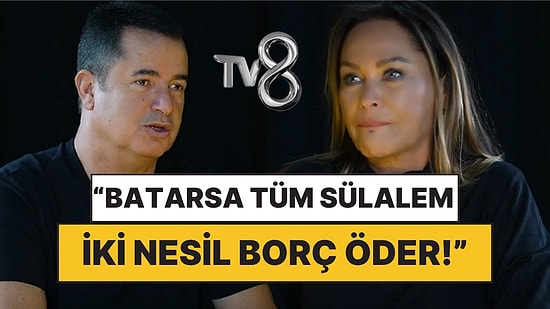 "Televizyon Benim DNA'm" Diyen Acun Ilıcalı TV8'in Yıllık Giderini Açıkladı!