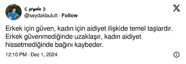 Erkek ne ister, kadın ne ister? 👇