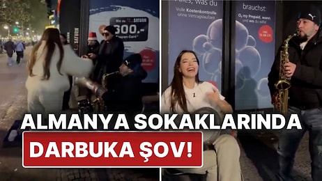 Ünlü Darbuka Sanatçısı Ceren Özdemir, Berlin Sokaklarındaki Müzisyenlerle Beraber Adeta Şov Yaptı!