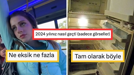 Bir Yılda Neler Yaşadık? 2024 Yılını Sadece Görsellerle Özetleyen Twitter Kullanıcıları