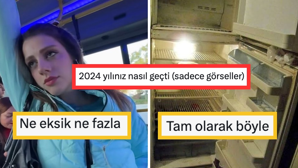 Bir Yılda Neler Yaşadık? 2024 Yılını Sadece Görsellerle Özetleyen Twitter Kullanıcıları