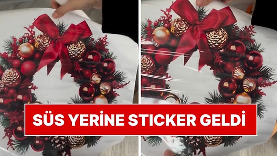 İnternetten Kapı Süsü Aldığını Sanmıştı Ancak Kapı Süsü Stickerı Gelince Hüsrana Uğradı