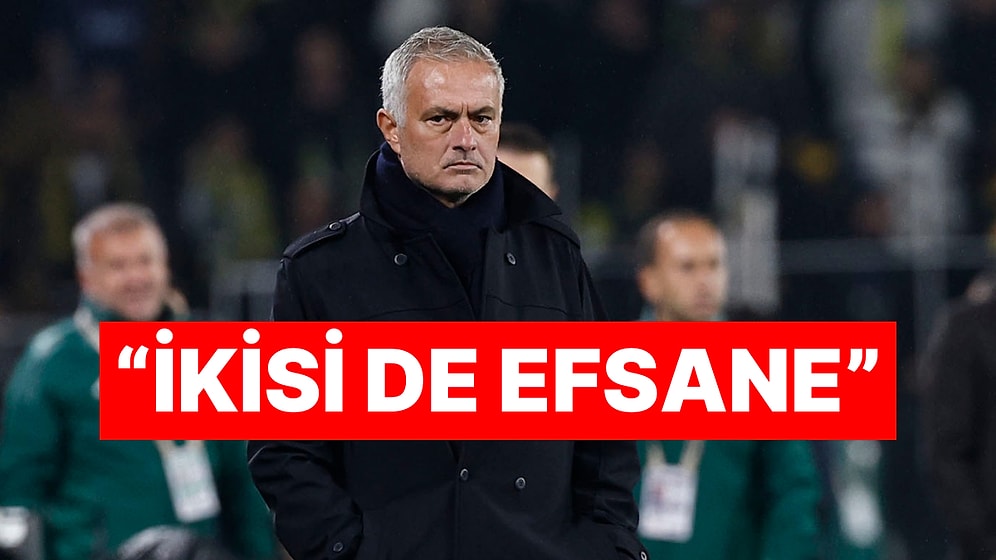 Fenerbahçe'nin Portekizli Yıldızı Jose Mourinho'dan İki Türk Teknik Adama Övgü!