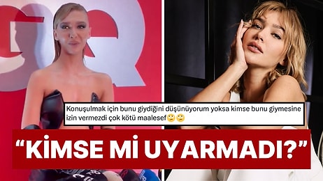 Güzelliğini Gölgeledi: GQ Gecesinde Boy Gösteren Melisa Döngel'in Siyahlara Büründüğü Kombini Çok Eleştirildi!