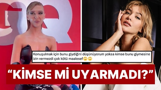 Güzelliğini Gölgeledi: GQ Gecesinde Boy Gösteren Melisa Döngel'in Siyahlara Büründüğü Kombini Çok Eleştirildi!