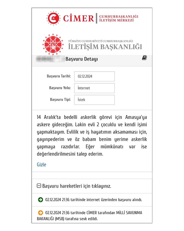 Herkesi şaşkına çeviren o mesajın tamamı burada 👇