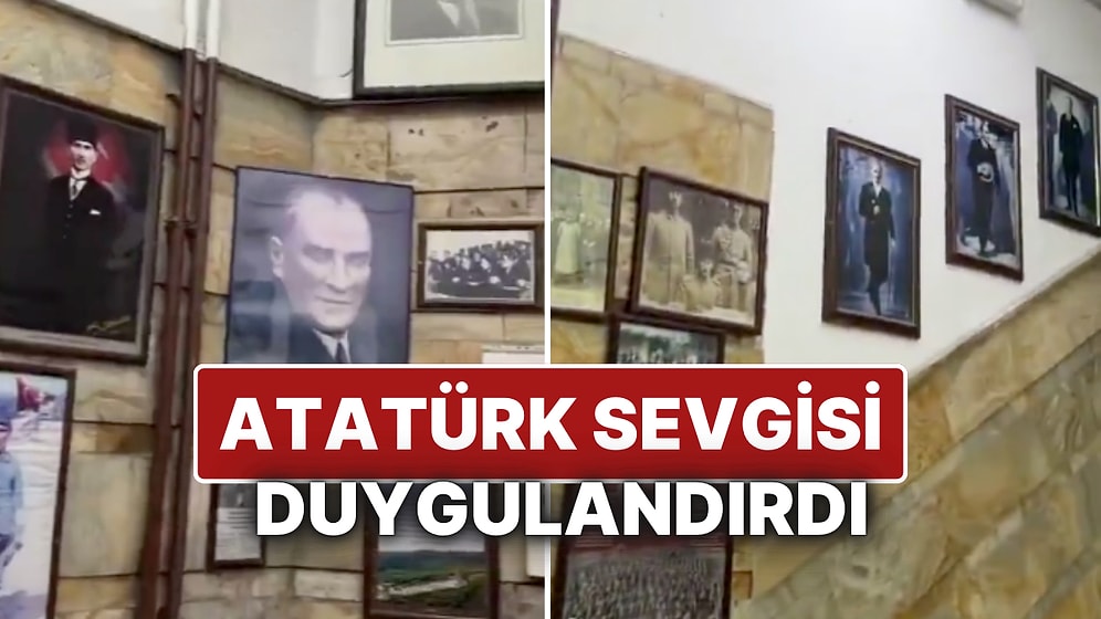 Ankara'da Atatürk Sevgisiyle Dolu Apartman, Sipariş İçin Giden Motokuryeyi Duygulandırdı