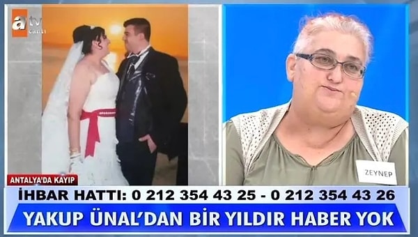 11. atv ekranlarında yayınlanan Müge Anlı ile Tatlı Sert'in yayınında Müge Anlı resmen çileden çıktı. Kayıplara karışan eşini bulmak için Anlı'ya başvuran Zeynep Hanım kısa sürede eşine kavuşsa da kocası Yakup'un söylemlerine sinirlenen Anlı canlı yayında verdi veriştirdi.