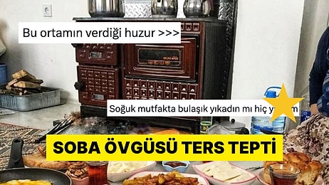 Huzurlu Ortam Başlığıyla Sobalı Ev Övülen Paylaşıma Gelen Tepkiler