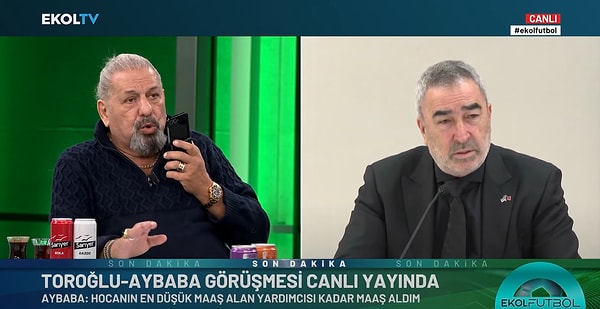 Toroğlu, geçtiğimiz günlerde Beşiktaş'ta görevden alınan Samet Aybaba'yı aradı. Hakkındaki prim iddialarını sordu.