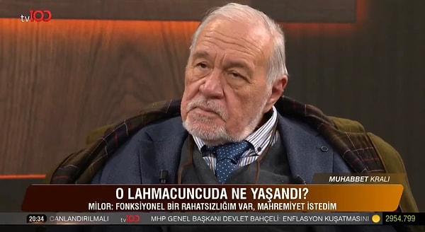 Bayülgen üşütmüş olabileceğini söyledi ancak yine de sorumluluk alıp programa katılım gösterdiği için teşekkürlerini sundu.