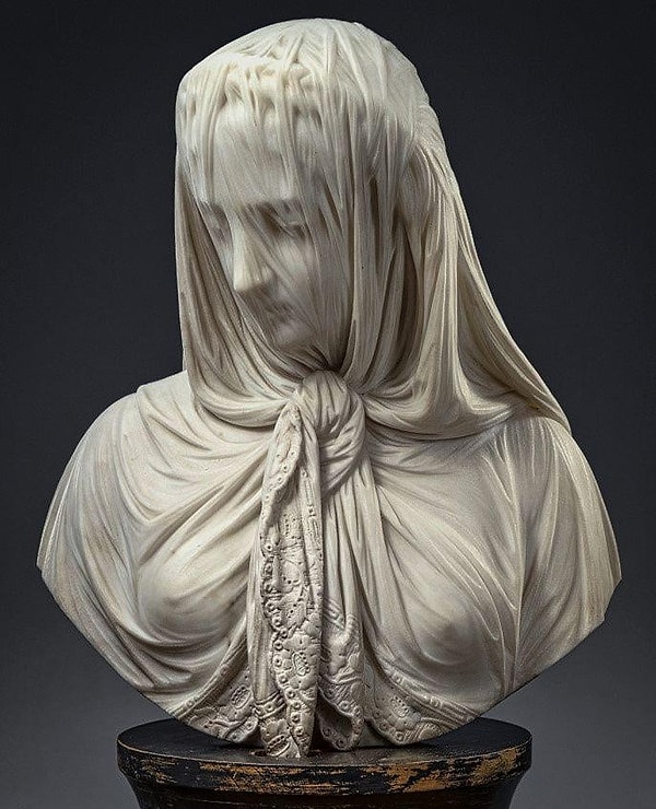 Too Real to Be Marble: "Veiled Woman"