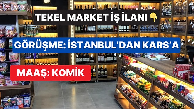 Gibi Dizisi mi Bu? Tekel Bayisi İçin Eleman Arayan Adamın İş İlanında İstediği Şaka Gibi Özellikler