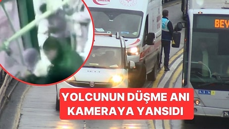 Fırlayan Rögar Kapağı Metrobüsün Camını Kırdı: Yolcunun Düşme Anı Kameraya Yansıdı