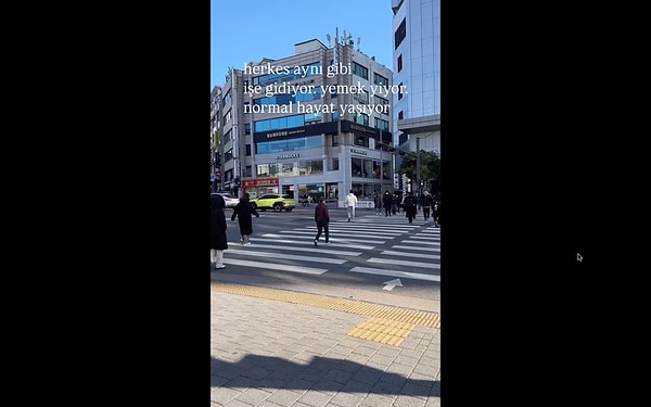 Kimsenin herhangi bir şekilde etkilenmediği o anları "O zaman bunu niye yaptılar?" notuyla paylaştı.