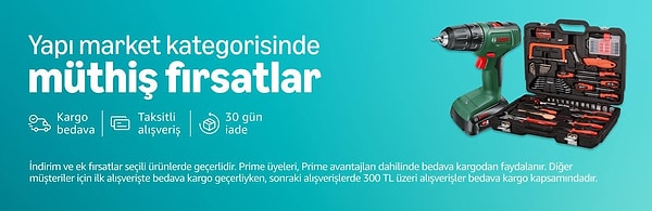 Amazon'da indirimli ürünleri bulabileceğiniz kategorileri listeledik;