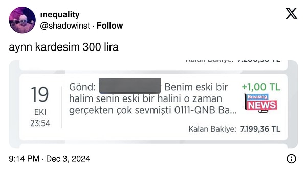 Dedik ya çoğunluğun çözümü 1 TL! 👇