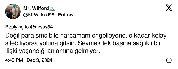 "Sağlıklı bir ilişki" 👇