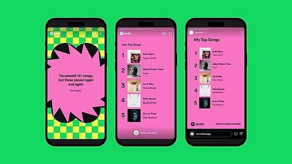 Müzik tutkunları günlerdir Spotify Wrapped karnelerini görebilmek ve sosyal medyada paylaşabilmek için can atıyordu. Spotify'ın açıklaması gecikince bu bekleyiş daha da uzun sürmüştü hatırlarsanız.