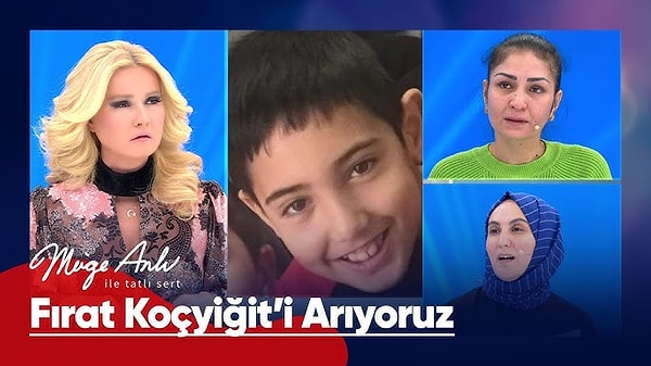 10 yaşındaki Fırat Koçyiğit'in kaybolduğunu belirten üvey anne, Müge Anlı'ya başvurarak küçük çocuğun bulunmasını istemişti.