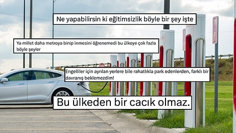 Elektrikli Otomobilini Şarj Etmek İsteyen Kişinin İsyanı Sosyal Medyada Gündem Oldu