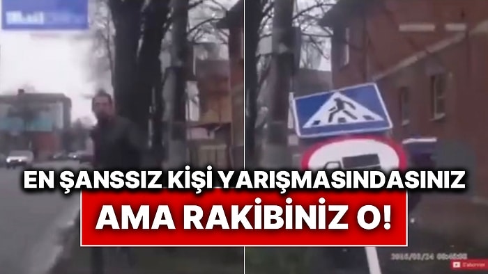 Trafik Kazasından Kaçmaya Çalışırken Üstüne Tabela Düşen Talihsiz Adam ile Geçmişe Dönüş