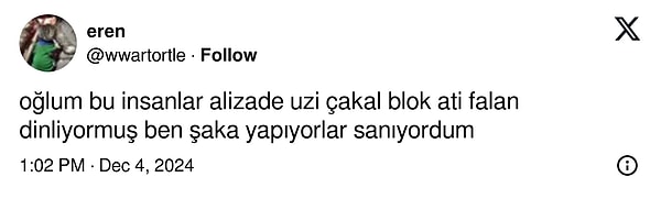 Şaka değilmiş.