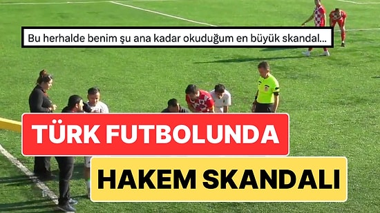 Türk Futbolunda Bu Da Oldu: Maçı Yöneten Hakem, Ev Sahibi Takımın Futbolcusu Çıktı!