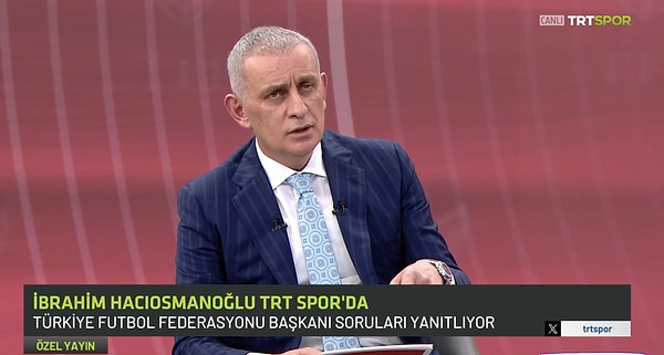 Galatasaray Başkanı Dursun Özbek'in ''Yalılarda buluşup Galatasaray'a komplo kuruyorlar.'' tarzı açıklamalarına sert cevap veren Hacıosmanoğlu, bu iftiraların ahlak sınırlarını aştığını söyledi.