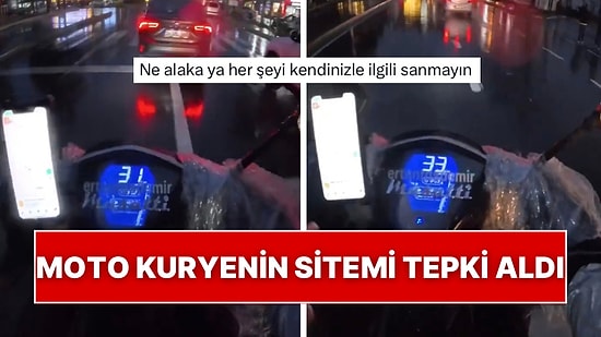 Yağmurlu Havada Sipariş Veren Müşterilere Sitem Eden Motorcu Sosyal Medyayı İkiye Böldü