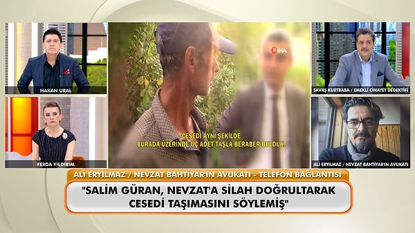 Kanal D’de yayınlanan “Neler Oluyor Hayatta” programında açıklamalarda bulunan Nevzat Yıldırım’ın avukatı Ali Eryılmaz, Narin’in cansız bedenini dere yatağına saklayan Nevzat Bahtiyar’ın dikkat çeken çelişkili ifadeleri hakkında şunları söyledi: “İlk ifadesini kendisini ve ailesini güvende hissetmediği için verdiğini söyledi. Ama sonra doğruları anlatmaya başladı. Son ifadesinin doğru olduğunu düşünüyorum. Son ifadesi HTS kayıtlarıyla da uyumlu. 26 Aralık’taki duruşmada bu son ifadenin arkasında duracağız.”