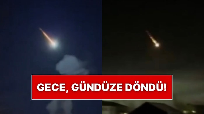 Geceyi Gündüze Çevirdi: Sibirya’da Görülen Gök Taşının Etkileyici Görüntüleri