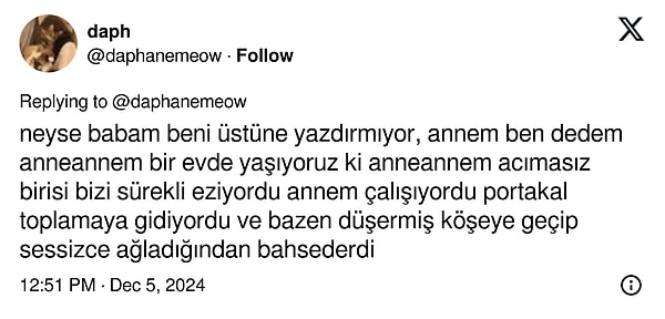 Ne annesine ne de babasına ait hissettiğini dile getiren kullanıcının o hikayesine buyrun beraber bakalım...