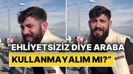 Antalya’da 5 Kilometre Polisten Kaçan Ehliyetsiz Sürücü: "Ehliyetsiziz Diye Araba mı Kullanmayalım?"