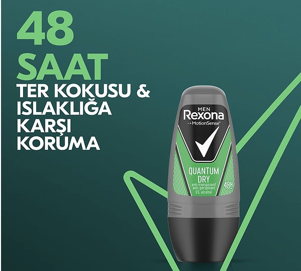 Rexona Men MotionSense Erkek Roll On Deodorant Quantum Dry 50 ml