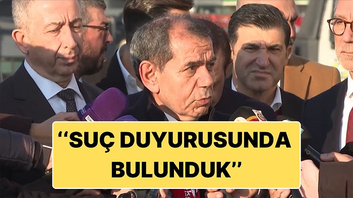 Galatasaray Başkanı Dursun Özbek, TFF Başkanı İbrahim Hacıosmanoğlu Hakkında Suç Duyurusunda Bulundu!