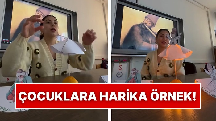 Mevlana Haftasını Sıcak Hava Deneyiyle Birleştiren Öğretmen Yaratıcılığıyla Alkışları Topladı