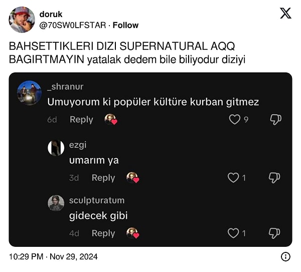 Sam ve Dean Winchester kardeşleri bilmemek olur mu hiç...